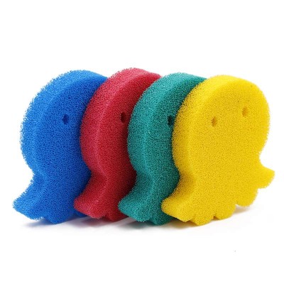 Kitchen Silicone Cleaning Sponge Dish Scrubber Silicone Sponge for Washing Dishes with customized shape and color