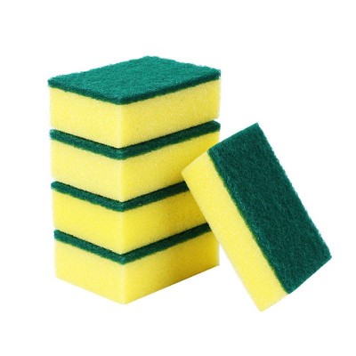 Fashion Daily Necessity Sponge Kitchen Scrubber Dishwashing Sponge With Scouring Pad